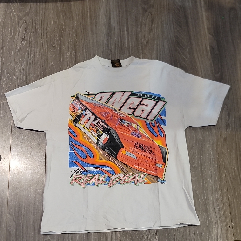 Don oneal White Graphic Tee